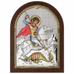 Сребърна Икона Свети Георги