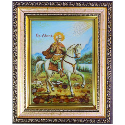 Икона с кехлибар - Свети Мина