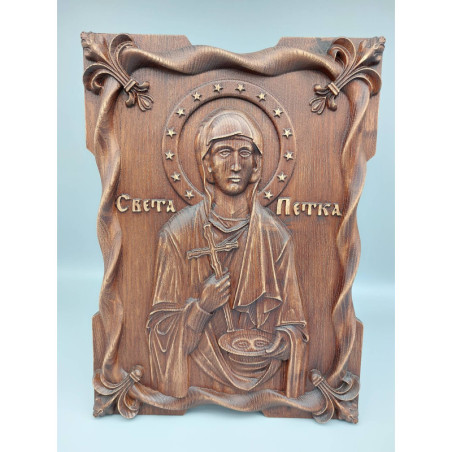 
     Икона Дърворезба - Св. Петка