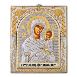 Света Богородица Лечителка (Панагия Гиатрисса) 21x25 cm