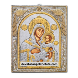 Метална икона - Света Богородица Витлеемска 21х25см