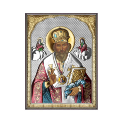 Сребърна Икона - Свети Николай